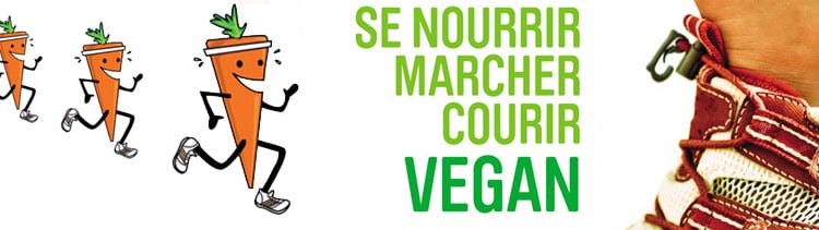 Bannière Se nourrir, marcher, courir vegan