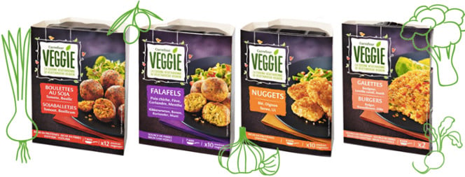 gamme Carrefour Veggie