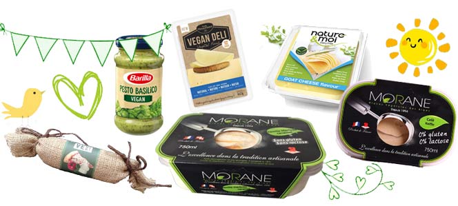 Fromages et glaces vegan