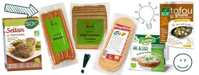 produits vegan en magasin bio