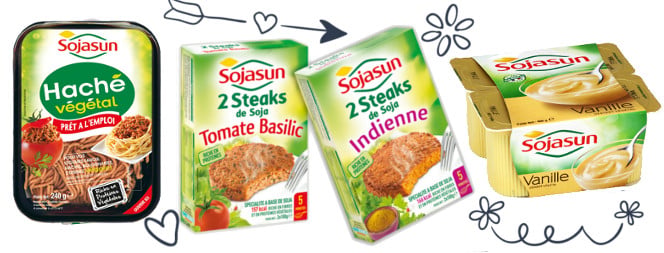 gamme sojasun vegan