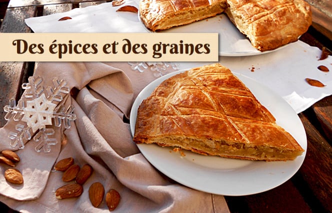 image de la galette frangipane vegan
