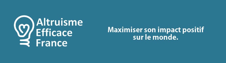 Bannière L'altruisme efficace : aider humains et animaux le plus efficacement possible.