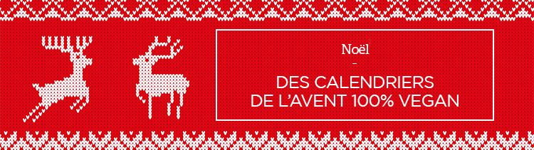Bannière Notre top 10 des calendriers de l’Avent vegan !