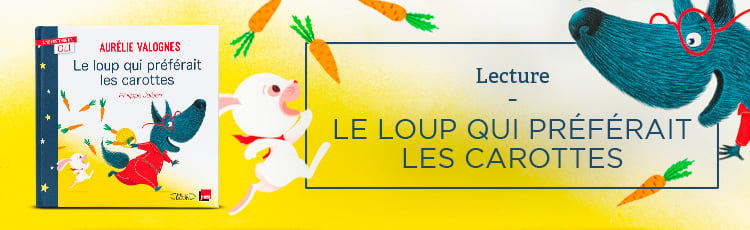 Bannière Le loup qui préférait les carottes
