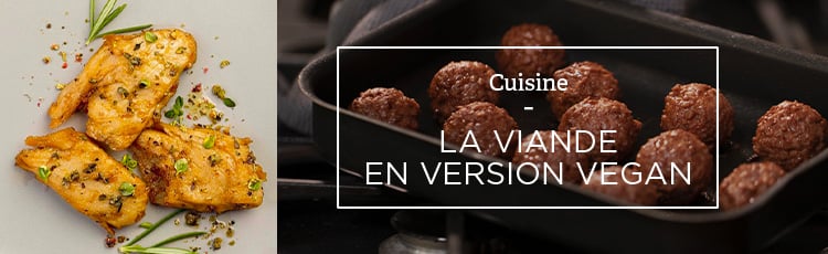Bannière Remplacer la viande facilement grâce à une offre vegan accessible en supermarchés !