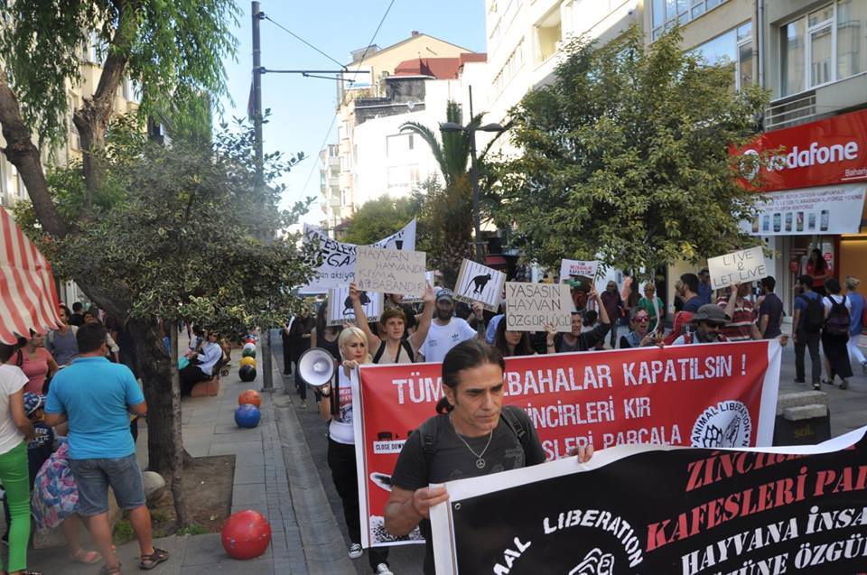 Photo de la Marche pour la fermeture des abattoirs 2016 à Istanbul