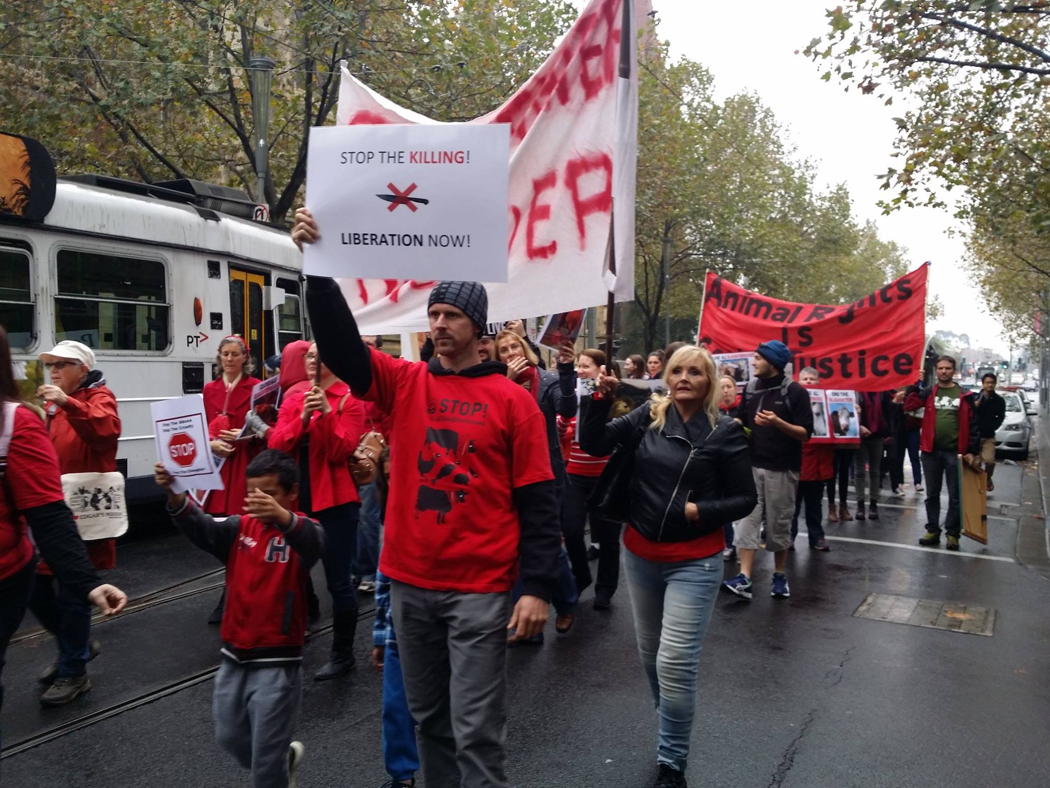 Photo de la Marche pour la fermeture des abattoirs 2016 à Melbourne