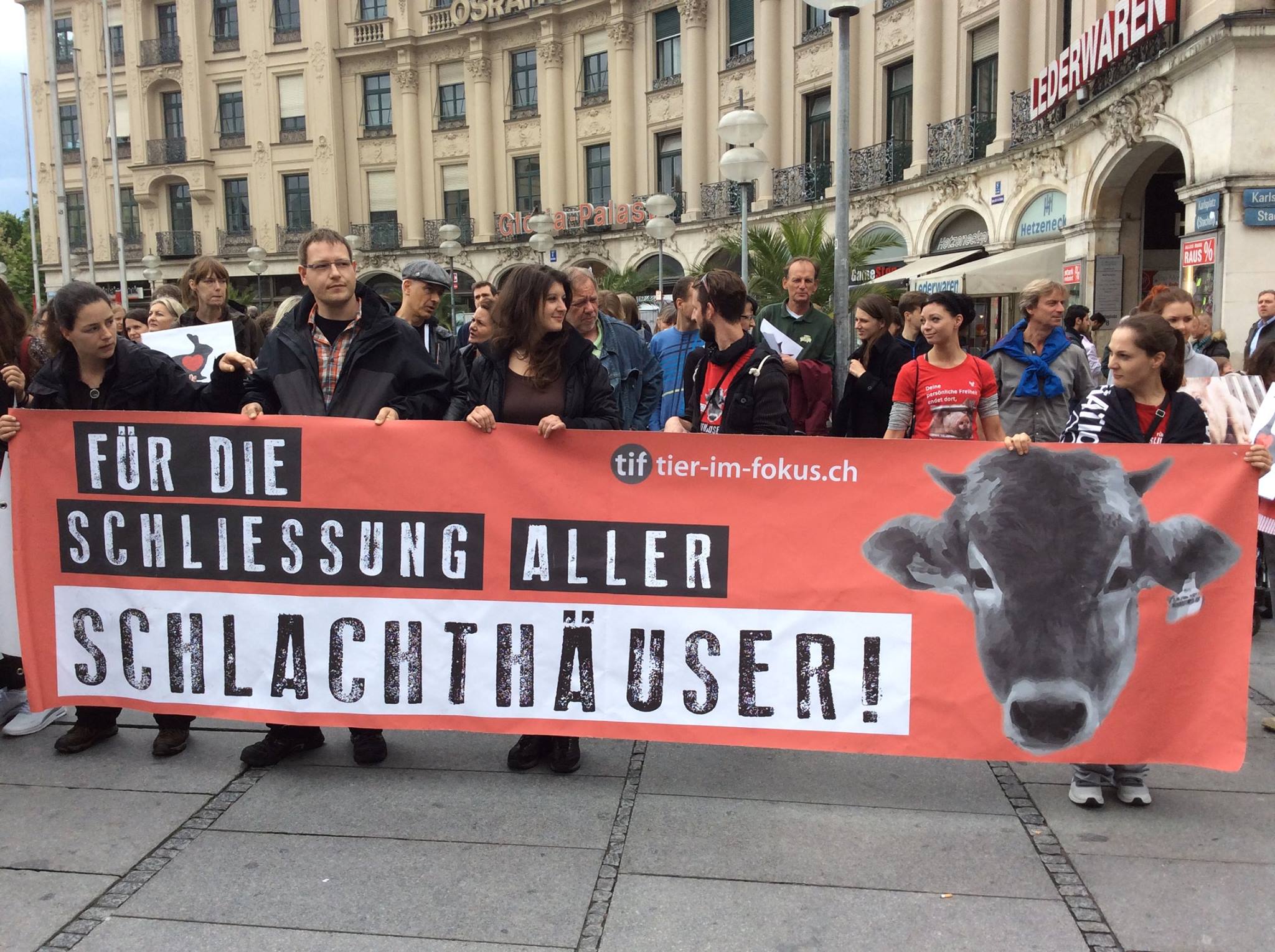 Photo de la Marche pour la fermeture des abattoirs 2016 à Munich