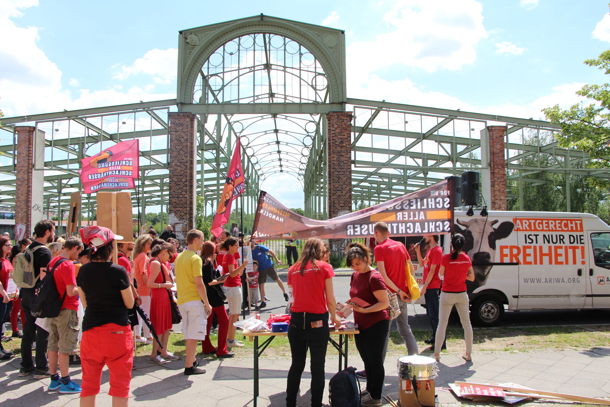 Photo de la Marche pour la fermeture des abattoirs 2017 à Berlin
