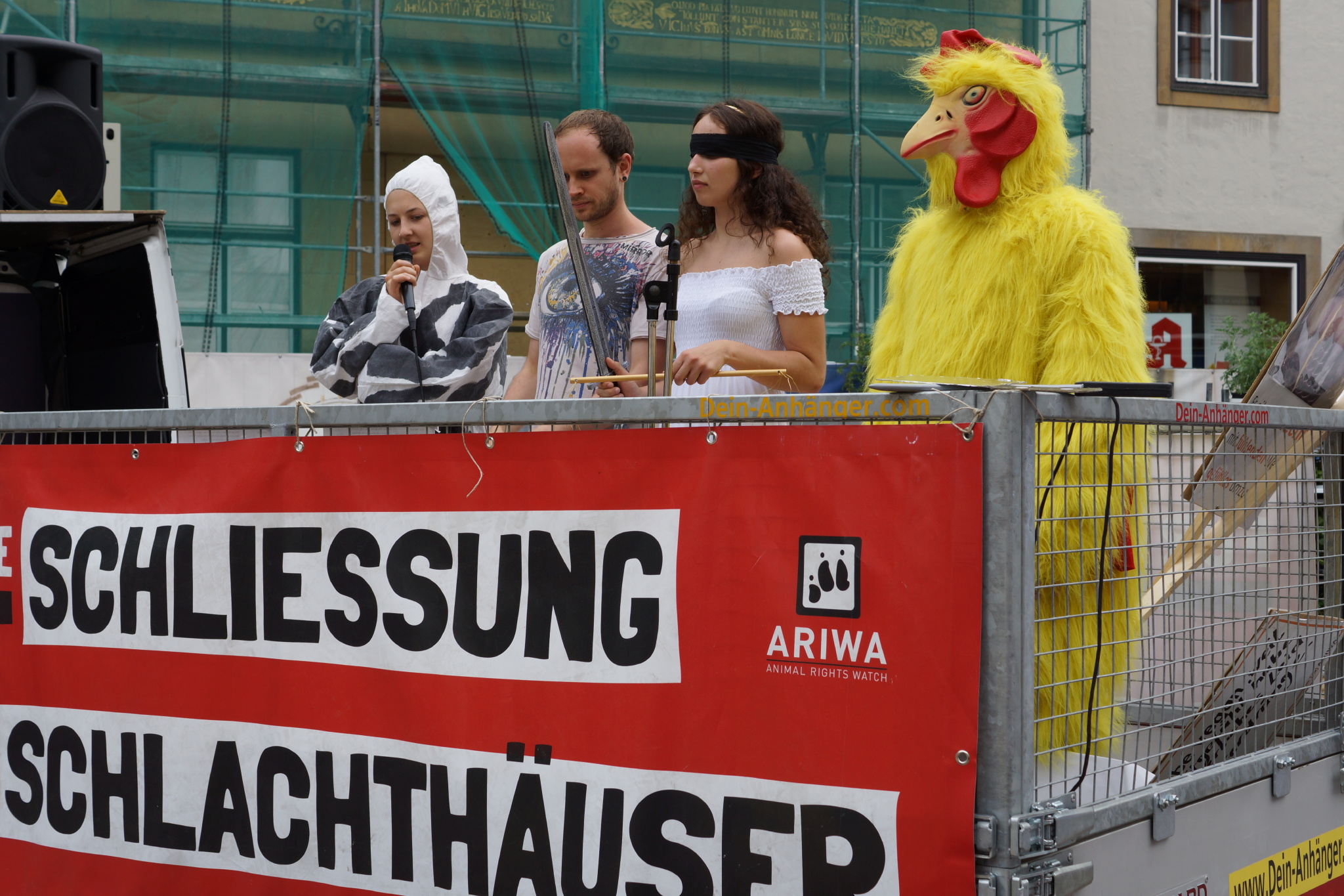 Photo de la Marche pour la fermeture des abattoirs 2016 à Bielfeld