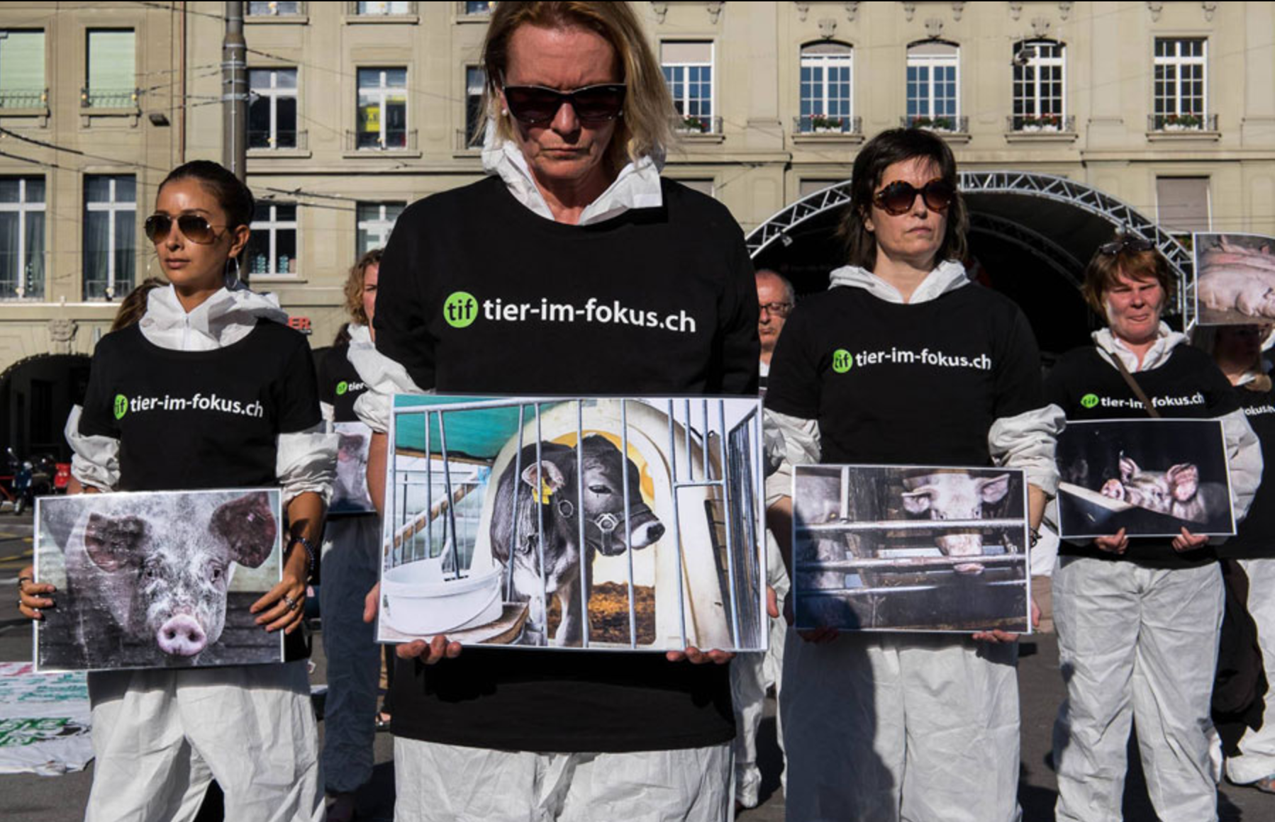 Photo de la Marche pour la fermeture des abattoirs 2016 à Berne