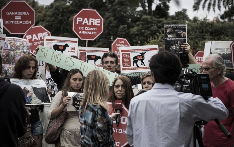 Buenos Aires March To Close All Slaughterhouses 2017 picture