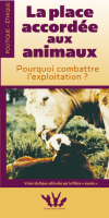 couverture du tract La place accordée aux animaux