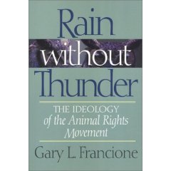 couverture du livre de Gary L. Francione